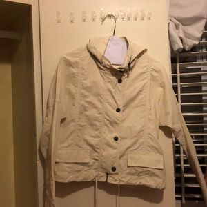White all weather jacket